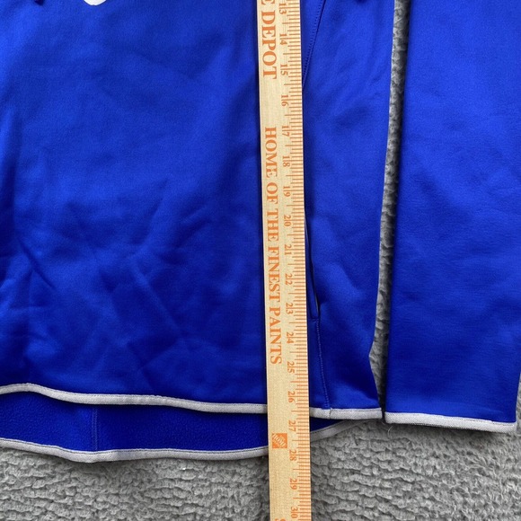 NWT Women Loose Coldgear Under Armour Blue FSU Bronco FootBall Hoodie Sz Medium - Picture 7 of 10